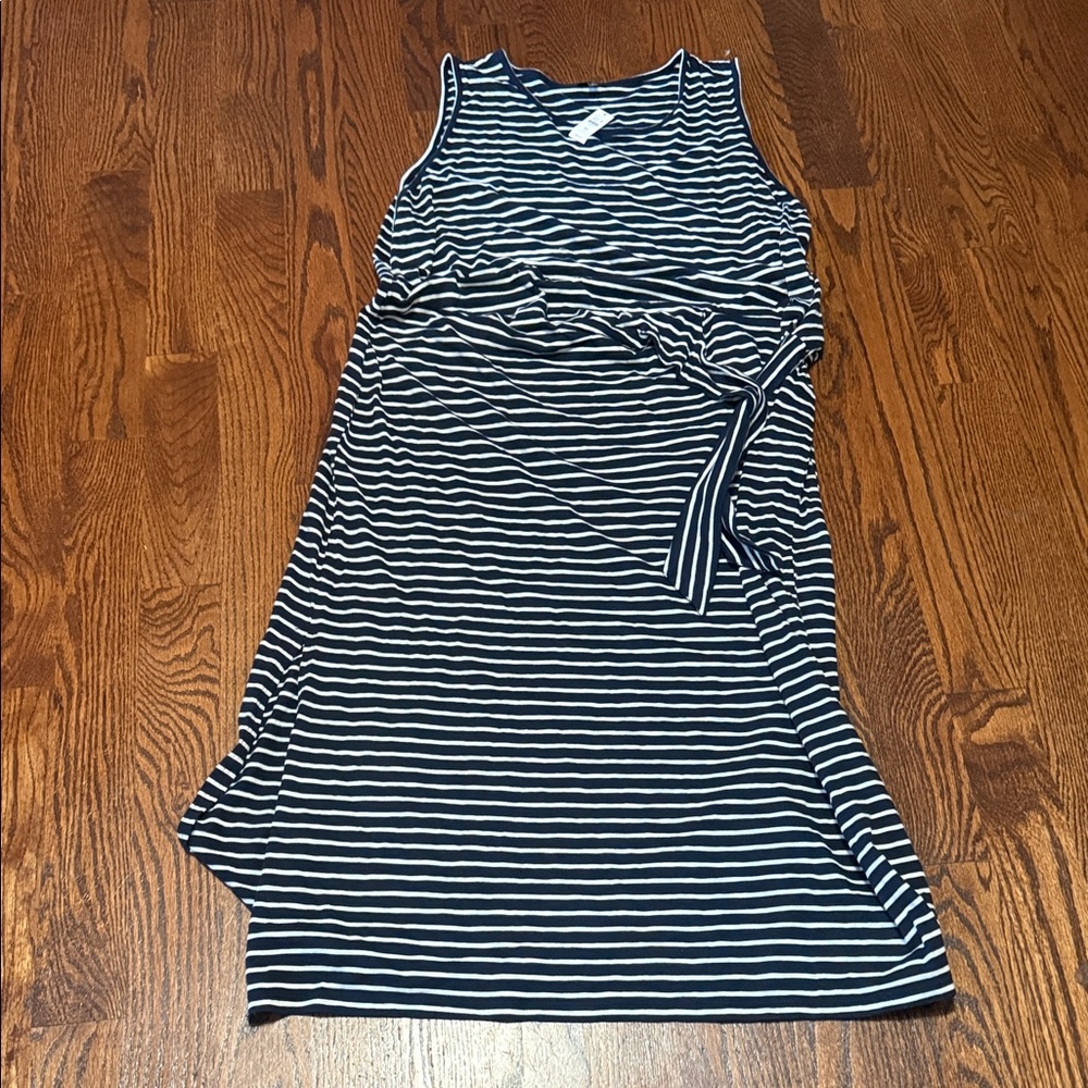 NWT Striped Sleeveless Maxi Dress